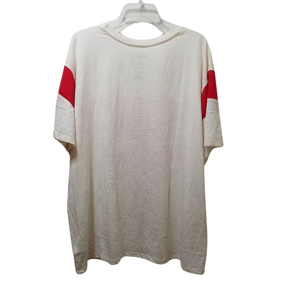 Budweiser Graphic Tee Women’s 2X Red Ivory Lightweight Officially Licensed - Picture 2 of 8